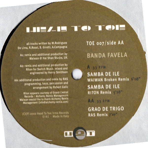 Banda Favela : Remix EP 2 (12")