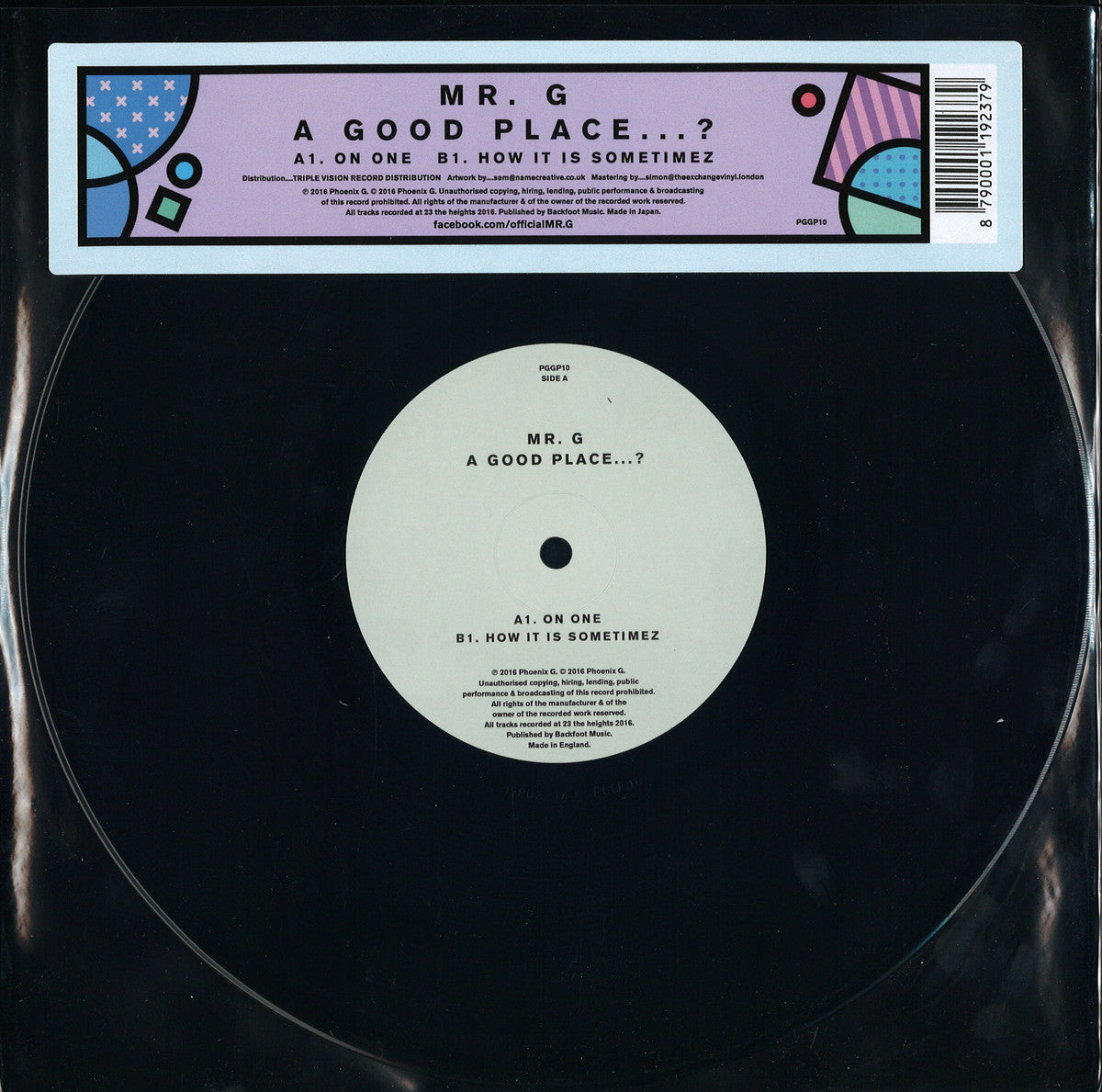 Mr G - A Good Place...? (On One / How It Is Sometimez) 10" - Out Of Joint Records