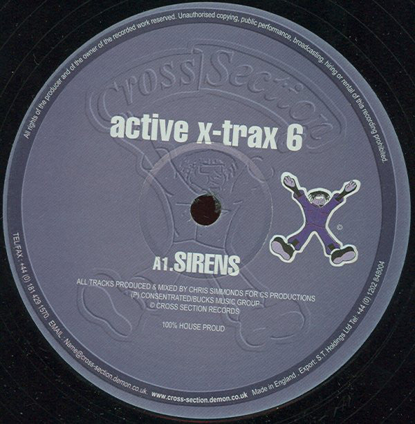 Chris Simmonds : Active X-Trax 6 (12")
