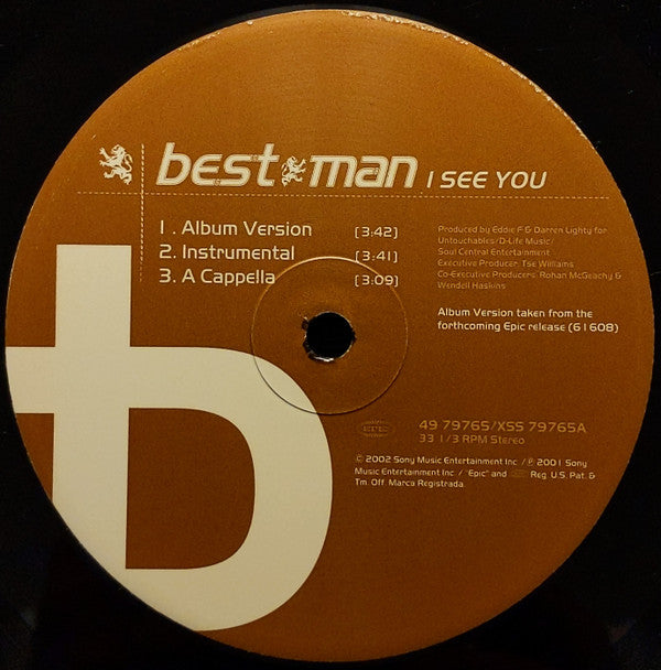 Best Man : I See You (12")