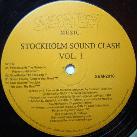 Various : Stockholm Sound Clash Vol. 1 (12")