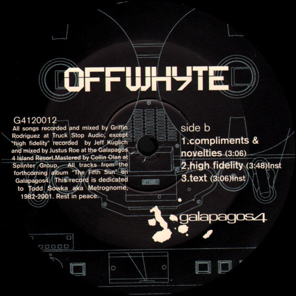 Offwhyte : High Fidelity (12", Maxi)