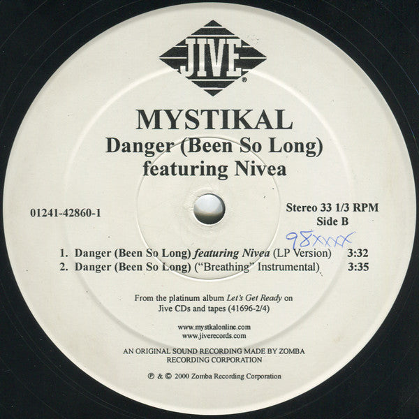 Mystikal Featuring Nivea : Danger (Been So Long) (12", Single)