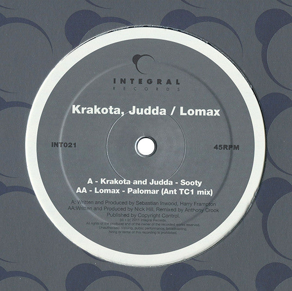 Krakota And Judda* / Lomax (2) : Sooty / Palomar (Remix) (12")