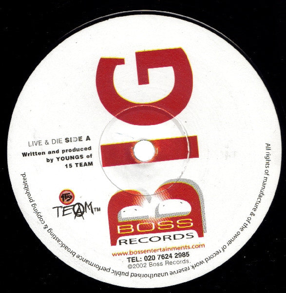 15 Team : Live & Die (12")
