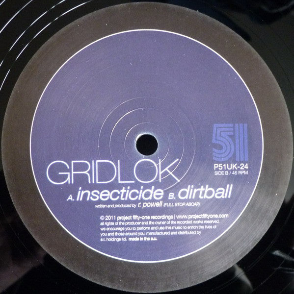 Gridlok : Insecticide / Dirtball (12")