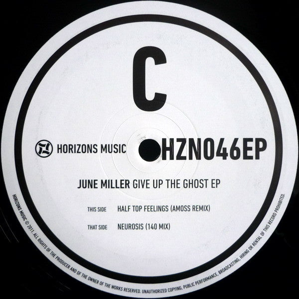June Miller : Give Up The Ghost EP (2x12", EP)