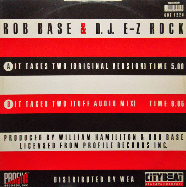 Rob Base & DJ E-Z Rock : It Takes Two (12")