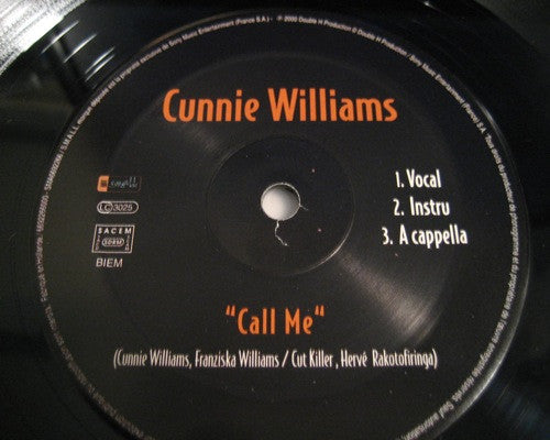 Cunnie Williams / N'Dea Davenport : Call Me / Can't Hide Love (12")