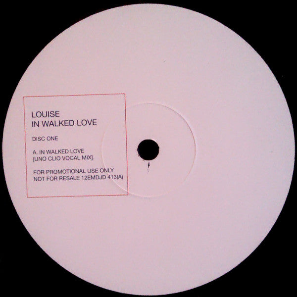 Louise : In Walked Love (2x12", Single, Promo)