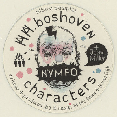 Nymfo (2) / Nymfo (2) & June Miller : Characters Album Sampler (12", Whi)