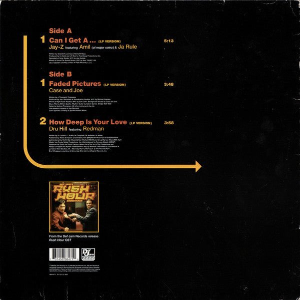 Jay-Z Featuring Amil And Ja Rule : Can I Get A... (Def Jam's Rush Hour EP) (12", EP)