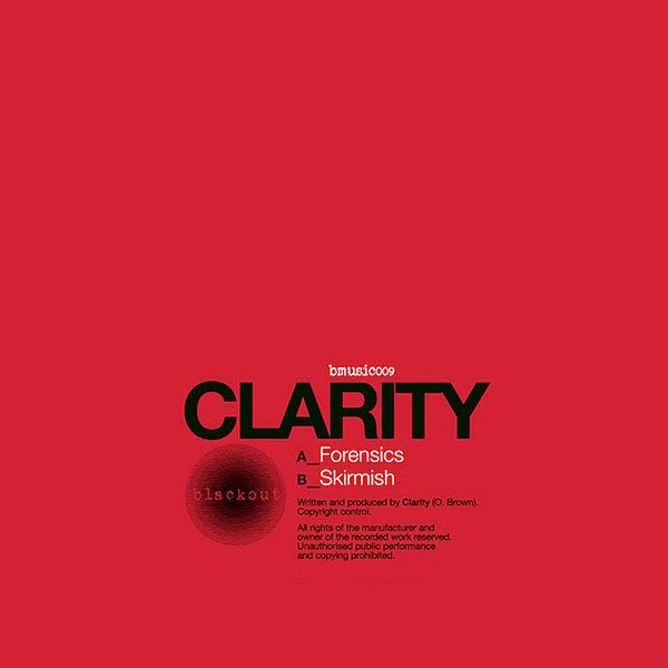 Clarity (4) : Forensics / Skirmish (12")
