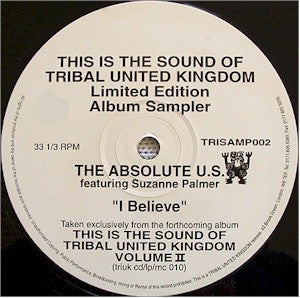The Absolute : I Believe (12", S/Sided, Ltd, Smplr)