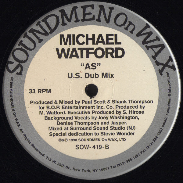 Michael Watford : As (12")