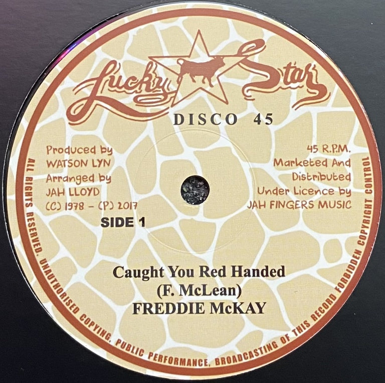 Freddie McKay - Caught You Red Handed / Jah Love I