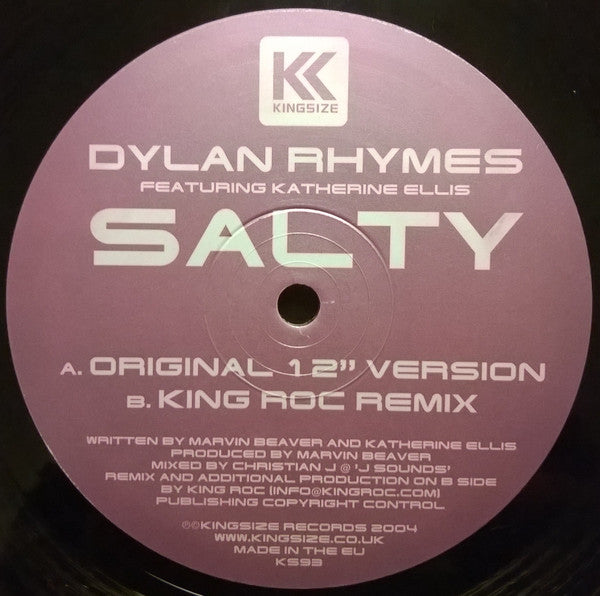 Dylan Rhymes Featuring Katherine Ellis : Salty (12")
