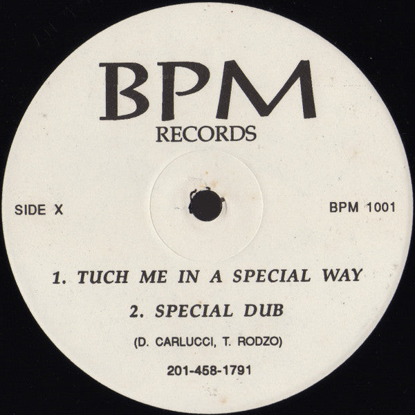 Dave Carlucci & Tony Rodriguez : Tuch Me In A Special Way (12")