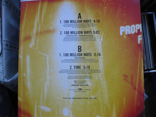 Nash : 100 Million Ways (12", Promo)