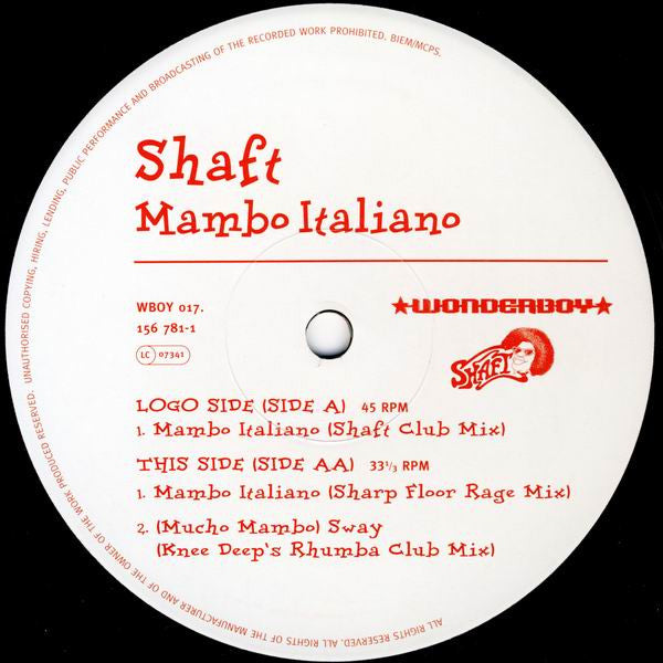 Shaft : Mambo Italiano (12")