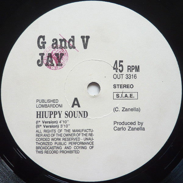 G & V Jay : Hiuppy Sound (12")