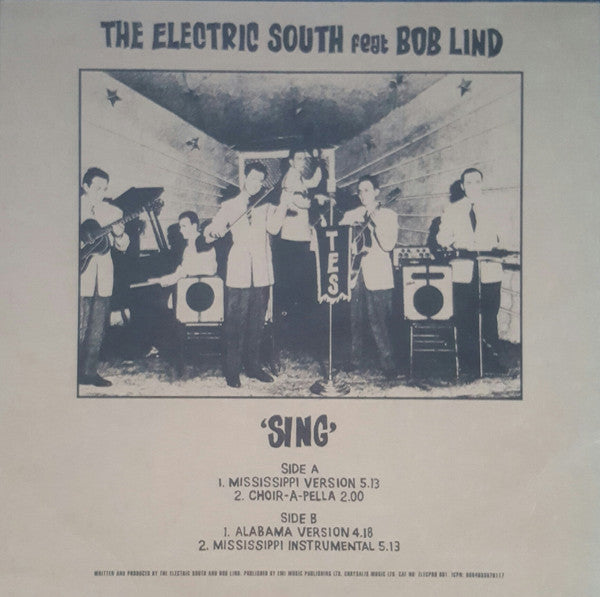 The Electric South Feat. Bob Lind : Sing (10")