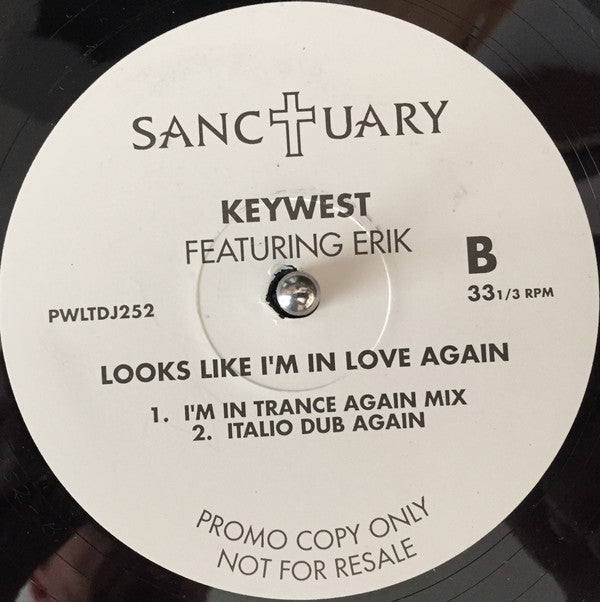 Key West Featuring Erik (2) : Looks Like I'm In Love Again (12", Promo)