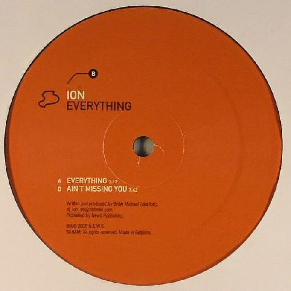 DJ Ion (2) : Everything (12")