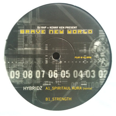 DJ Rap / Hybridz : Spiritual Aura (Remix) / Strength (12")