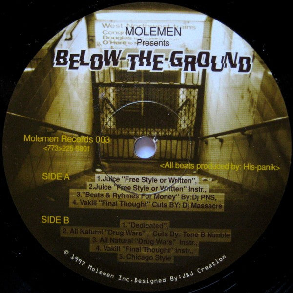 Molemen : Below The Ground (12")