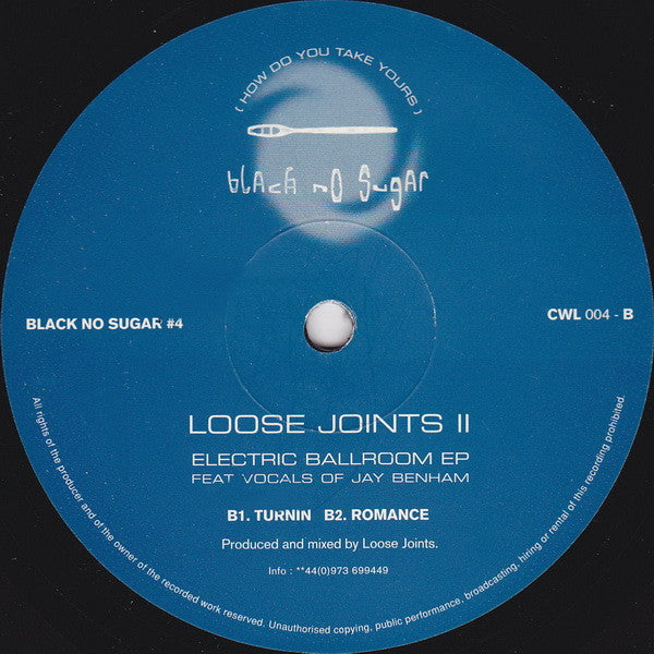 Loose Joints (2) : Electric Ballroom EP (12")