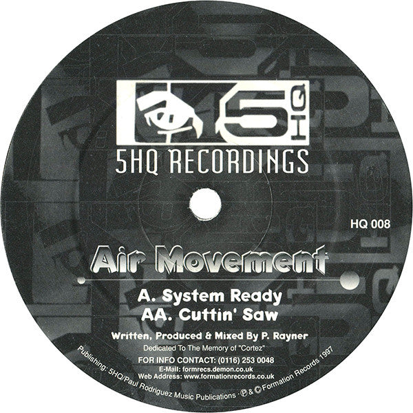 Air Movement : System Ready / Cuttin' Saw (12")