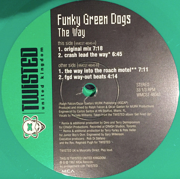 Funky Green Dogs : The Way (2x12", Single, Gre)
