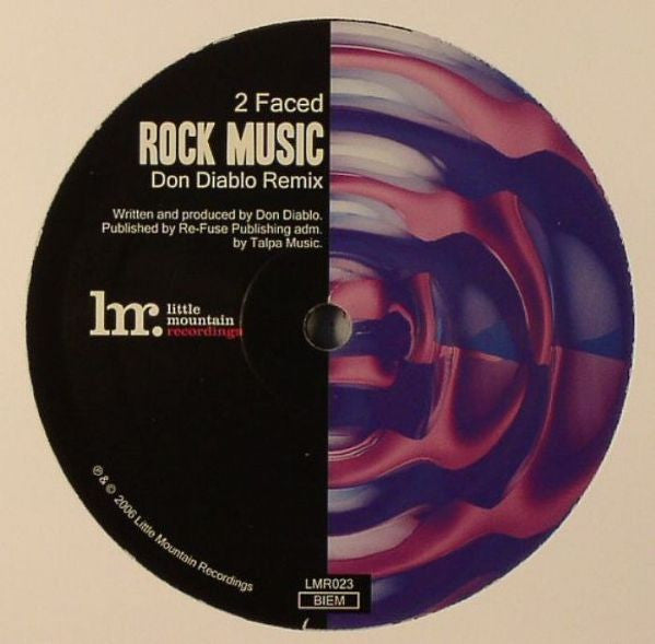 2 Faced (2) : Rock Music (12")