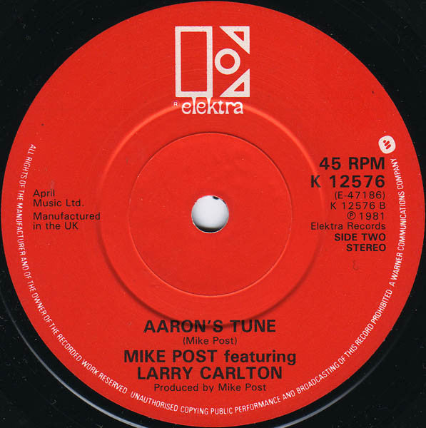 Mike Post Featuring Larry Carlton : The Theme From Hill Street Blues (7", Single, Red)