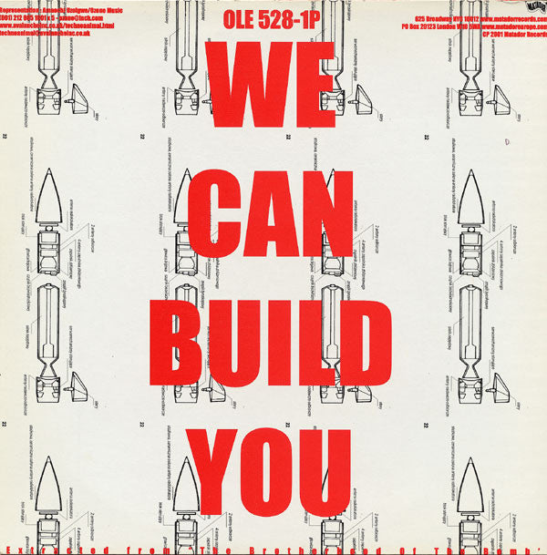 Techno Animal Ft. EL-P & Vast Aire : We Can Build You (12", Promo)