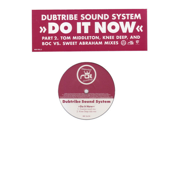 Dubtribe Sound System : Do It Now (Part 2) (12")