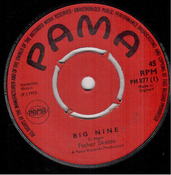 Father Sketto / The Untouchables* : Big Nine / Old Lady (7", Single)