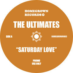 The Ultimates : Saturday Love (12", S/Sided, Promo)