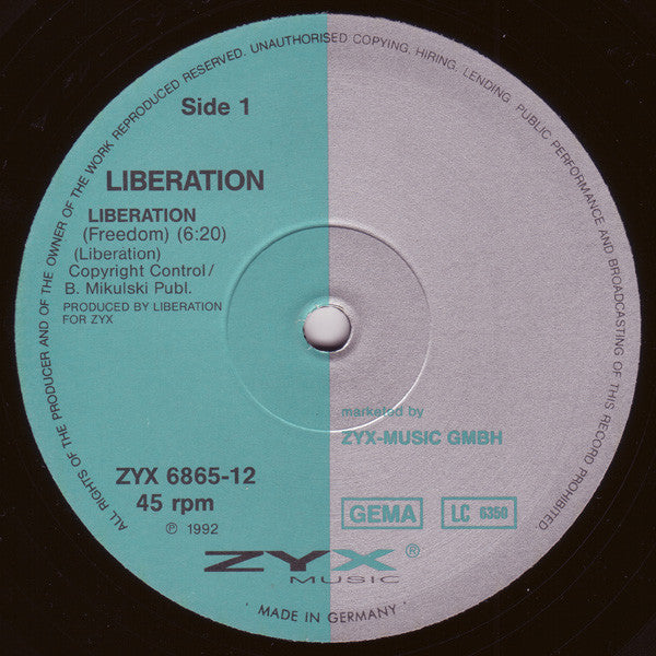 Liberation : Liberation (12")