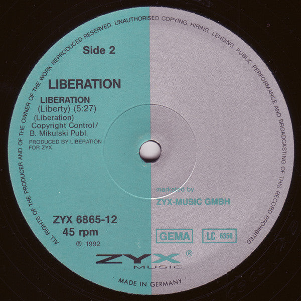 Liberation : Liberation (12")
