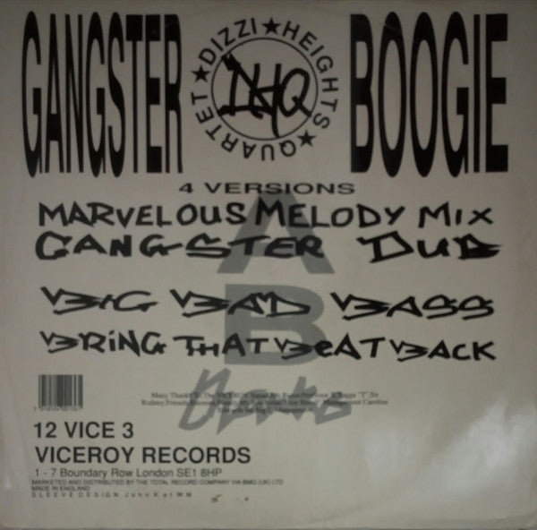 Dizzi Heights Quartet : Gangster Boogie (12")