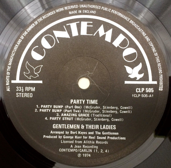The Gentlemen & Their Ladies : Party Time (LP, Album)