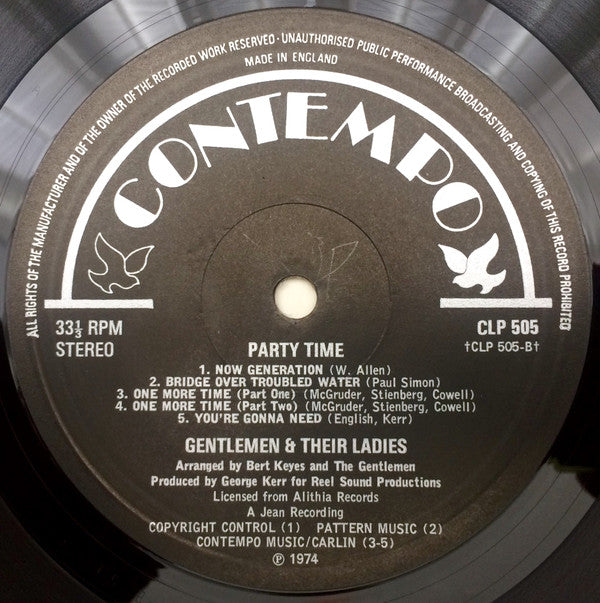 The Gentlemen & Their Ladies : Party Time (LP, Album)