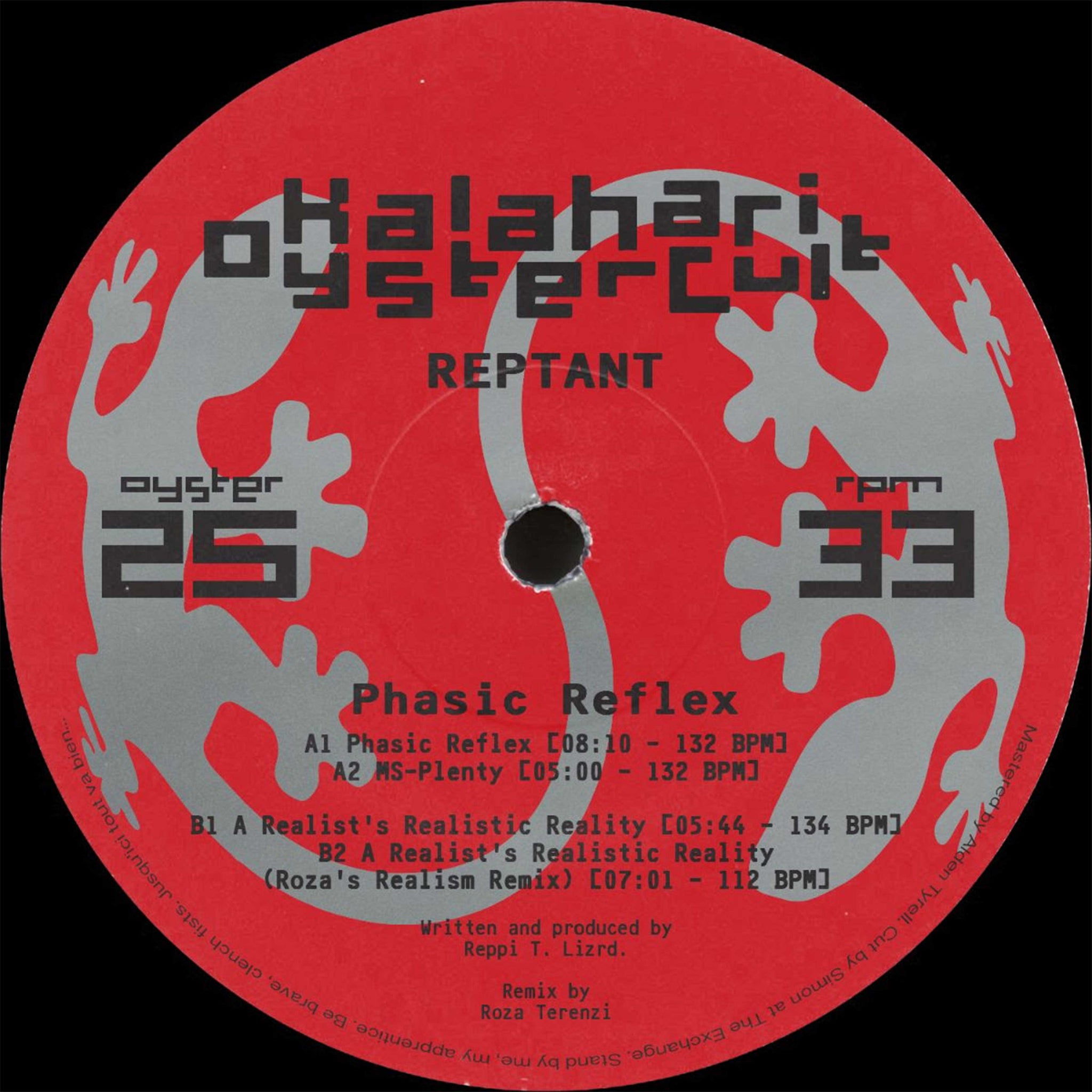 Reptant - Phasic Reflex EP (Pre-order) - Out Of Joint Records