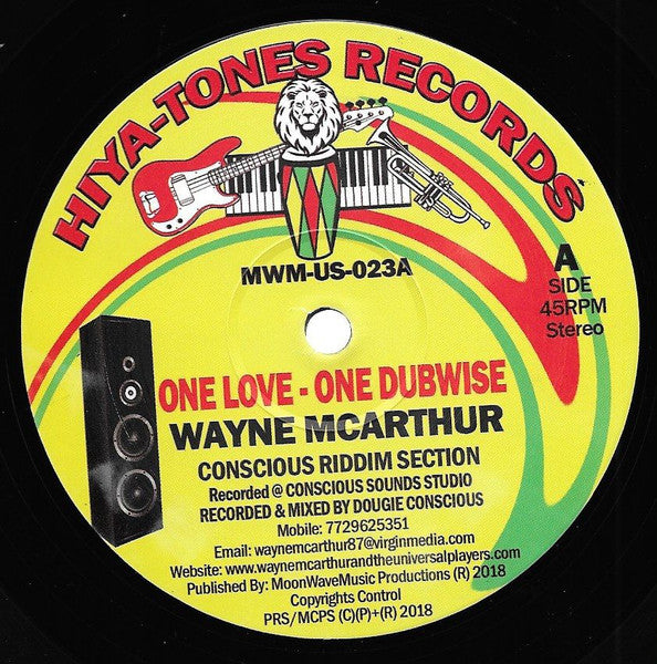 Wayne McArthur & Conscious Riddim Section - One Love