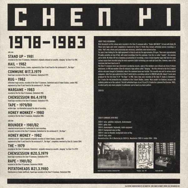 Chen Yi - "The" 1978 - 1983