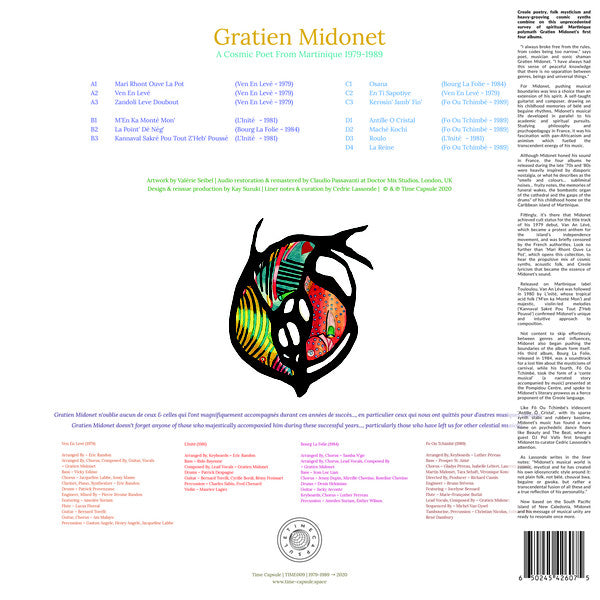 Gratien Midonet - A Cosmic Poet From Martinique 1979-1989