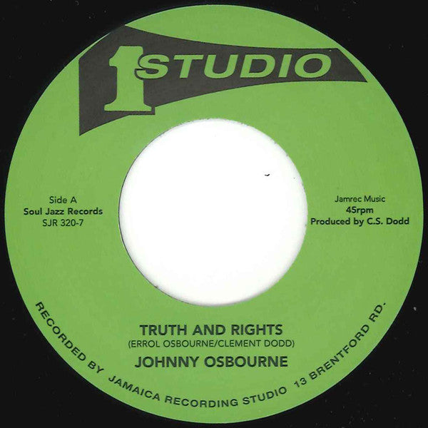Johnny Osbourne / Prince Jazzbo - Truth And Rights / Crabwalking