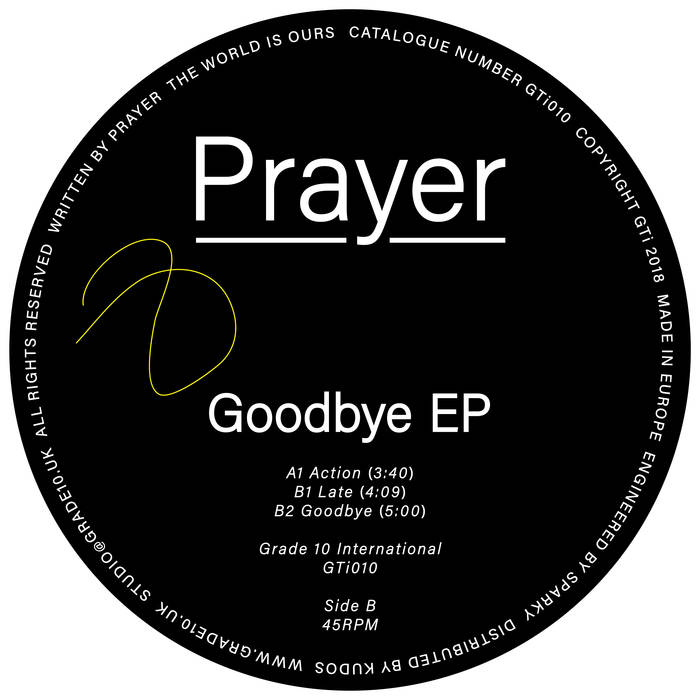 Prayer - Goodbye EP - Out Of Joint Records